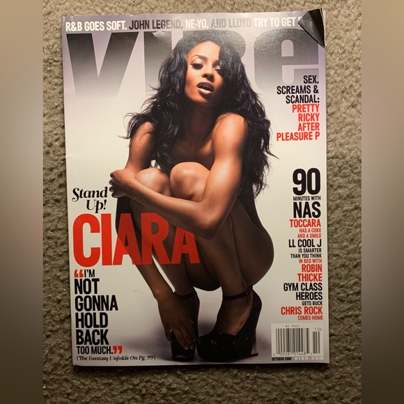 ❤️ Vibe magazine 2008 Ciara - Picture 1 of 10